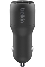 Resim Belkin Çift Usb Araç Şarj Cihazı 24 W, Usb-lightning Kablosu Dahil Boost Charge Çift 