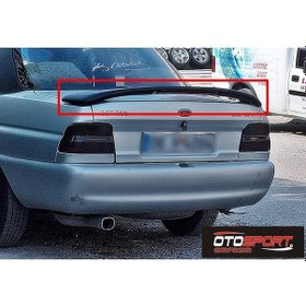 Resim Ford Escort Sedan Işıklı Spoyler Fiberglass Boyasız 