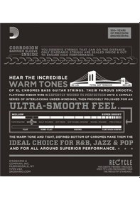 Resim D'addario Ecb81-5 Chromes 5 Telli Bas Gitar Teli 45-132 