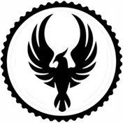 Resim Genel Markalar Kartal Desen 1.Model Tasarım Sticker 10 x 10 cm 