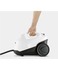 Resim Karcher Sc 3 Easyfix Buharlı Temizleyici 30 Sn Hızlı Isınma, Kimyasal gerektirmez Beyaz Buharlı Temizlik Makinesi 