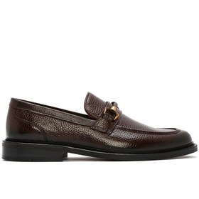 Resim Derimod Erkek Kahverengi Hakiki Deri Hakiki Hakiki Deri Klasik Ayakkabı 25SFD6009FT 