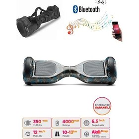 Resim Citymate Hoverboard 6.5 inch Elektrikli Kaykay Scooter Bluetooth Hoparlörlü Çanta Hediye D18 