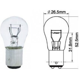 Resim Ampül 1176 Çift Duy Düz Tırnak 12v 