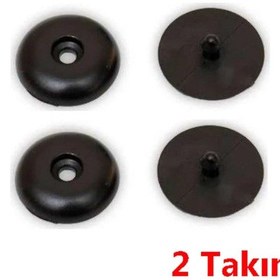 Resim Siyah Emniyet Kemeri Klipsi Dügmesi Stop Dügme Toka Kemer Klipsi 534463588 