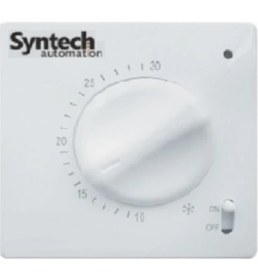 Resim Syntech Syn 175 Mekanik Oda Termostatı Kablolu Manuel Analog 