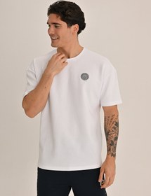 Resim Fenerbahçe Beyaz Tribün Waffle Erkek Tshirt - Beyaz / M 
