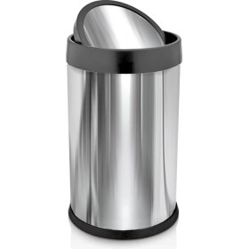 Resim Krom Kapaklı 27 Lt Çöp Kovası, Şık ve Kullanışlı Ev ve Ofis Çözümleri 