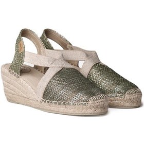 Resim Sandalet Kadın Triton Toni Pons Olive Olive Yağ Yeşili 