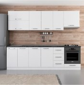 Resim Minar 270 Cm Mutfak Dolabı Beyaz 270-B8 Beyaz 