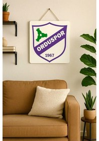 Resim 3d Orduspor Logolu Duvar Tablosu - Taraftarlara Özel Tasarım - 2 