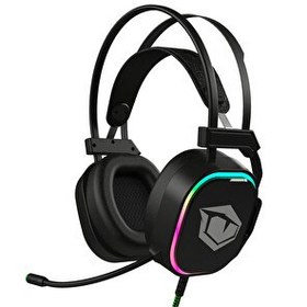 Resim Pusat Virtual 7.1 RGB Lite Mikrofonlu Siyah Oyuncu Kulaklığı 