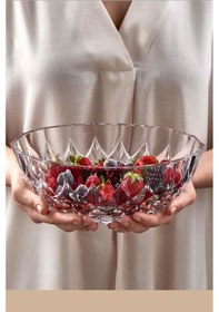 Resim Paşabahçe Lavinia Oval Kristal Kase Gondol Model 1500CC 