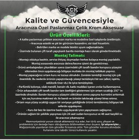 Resim Mercedes Sprinter Krom Depo Kapağı 2006-2018 Paslanmaz Çelik 