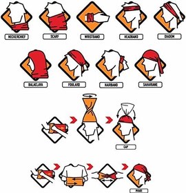 Resim Bebo Store Extreme Spor Motor Ve Bisiklet Kullananlara Özel Desenli Buff Boyunluk Bandana Balaklava MT082MCP 