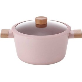 Resim Neoflam Blossom İndüksiyonlu Cam Kapaklı Derin Tencere 24 CM 