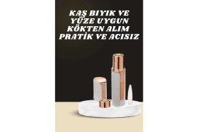 Resim TKÇ Kaş Bıyık ve Yüz Epilasyon Aleti ve Titreşimli Yüz Temizleme Masaj Aleti Ikili Set 