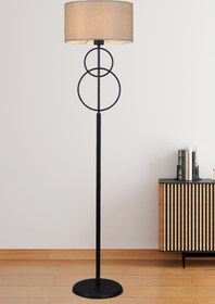 Resim Taşcan Aydınlatma Kelly Siyah Lambader Açık Kahve Silindir Şapka Modern , Yatak Odası, Salon Lambader 