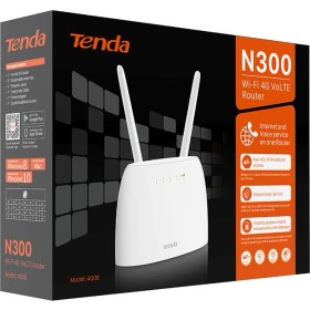 Resim Tenda 4G06 N300 Wi-Fi 4g Volte Router 
