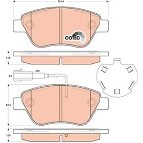 Resim Fiat Idea On Fren Balatasi 1.3 Multijet 2005-2008 Trw Gdb1891 