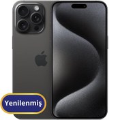 Resim Apple iPhone 15 Pro Max Yenilenmiş TR Garanti | 512 GB Siyah 