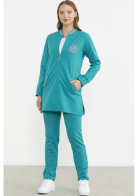 Resim Sementa Marine Detaylı Tunik Eşofman Takım - Petrol 001 