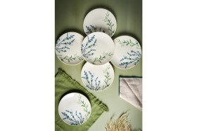 Resim Chichi Home Lavender 6 Parça Porselen Pasta Seti 19 cm 