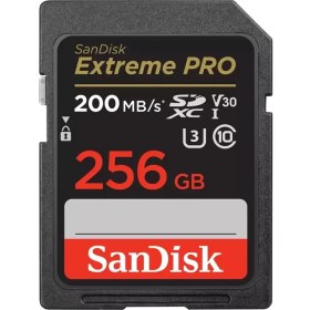 Resim Sandisk Extreme Pro 256GB 200/140MB/S Sdxc V30 Uhs-I U3 Hafıza Kartı SDSDXXD-256G-GN4IN 