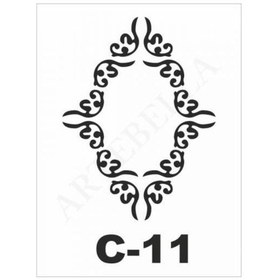 Resim C-11 Artebella Stencil 15X20 CM 