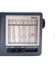 Resim Tecsun R 9012 12 Bant Fm Radyo - Siyah (Yurt Dışından) 