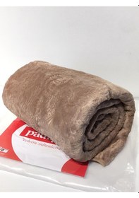 Resim Padişah Desenli Kahverengi Çift Kişilik Battaniye Kahverengi 