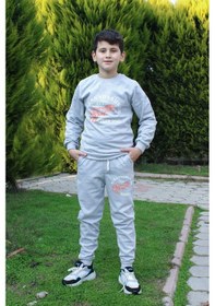 Resim Fyk Kids 3'lü Erkek Çocuk 96-trex-düz Model Eşofman Takımı Çok Renkli 