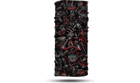 Resim VAV Wear Desenli Motorcu Boyunluğu Buff Bandana Saç Bandı 