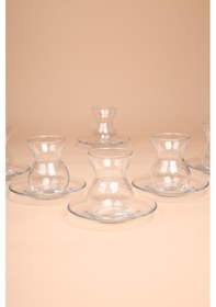 Resim Rakle Astoria Kristalin 12 Parça Çay Seti 140 Cc Renkli 