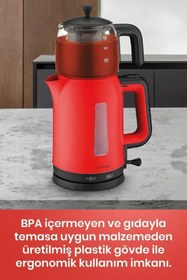 Resim GoldMaster Yakamoz Elektrikli Mutfak Çeyiz Seti 3 Lü Evlilik Paketi Kırmızı 