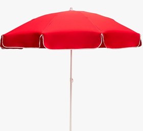 Resim Form Outdoor Plaj Şemsiyesi Kırmızı - Taşıma Çantası 