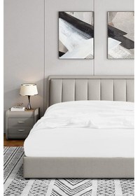 Resim Soley Jersey Doğal Pamuklu Çift Kişilik Lastikli Çarşaf 