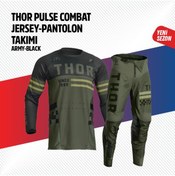 Resim THOR SİYAH GRİ JERSEY PANTOLON TAKIMI 
