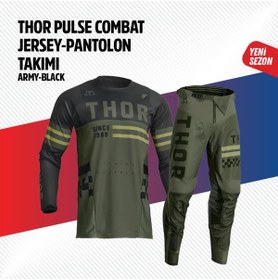 Resim THOR SİYAH GRİ JERSEY PANTOLON TAKIMI 