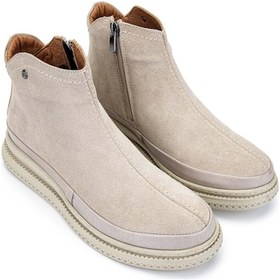 Resim Tamer Tanca Kadın Hakiki Deri Bej Süet Casual Bot 599 23005-1 Bn Bot Sk24-25 Bej Suet Bej Süet 