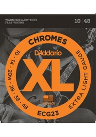 Resim Daddario ECG23 Flat Wound Elektro Gitar Teli (10-48) 