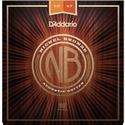 Resim D'Addario NB1047 Nikel Bronz Akustik Gitar Teli (10-47) 