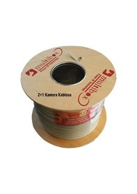 Resim 2+1 0.22 MM Bakır Kamera Kablosu 300 Metre 