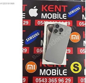 Resim Apple iPhone 15 Pro İkinci El YD | 1 TB | Natürel Titanyum 