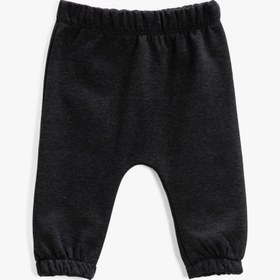 Resim Erkek Bebek Beli Lastikli Jogger Eşofman Altı 