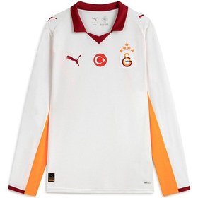 Resim Puma Galatasaray 25/26 Erkek Uzun Kollu Deplasman Forması 788431 02 Beyaz 