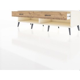 Resim Kronos Tv Ünitesi 2 Çekmeceli 176x59x51 Aytaşı-aytaşı/çam Aytası/atlas Çam 