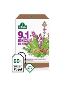 Resim Arifoğlu 9 in 1 Dokuzu Bir Yerde Bitki Süzen Poşet Çay 60'lı 