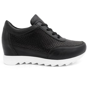 Resim BluFENIX Kadın Siyah Gizli Dolgu Taban Sneaker 