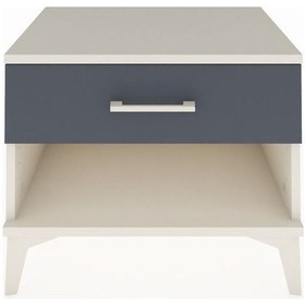 Resim Hyperion Komodin Tek Çekmeceli 60x44x48 Aytaşı-antrasit Aytaşı 